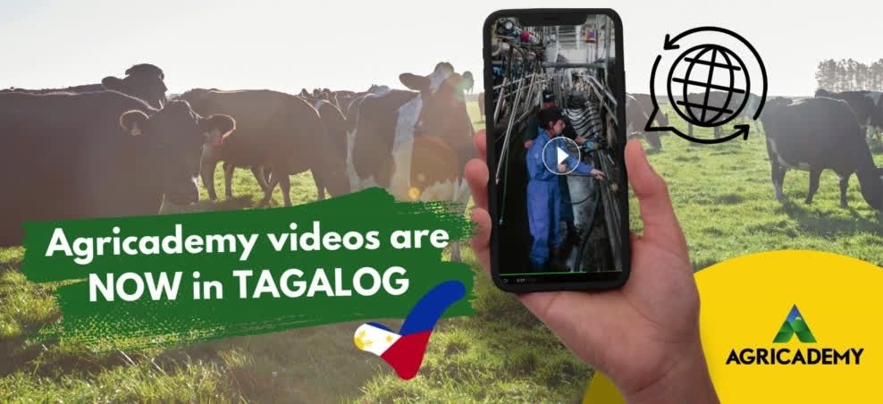 Agricademy videos have Tagalog captions